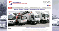 Desktop Screenshot of mariansignesmudanzas.com